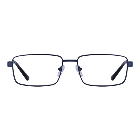 Rectangle Blue Eyeglasses