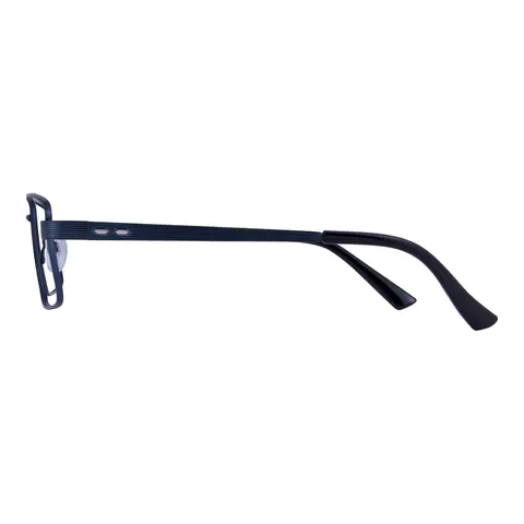 Rectangle Blue Eyeglasses