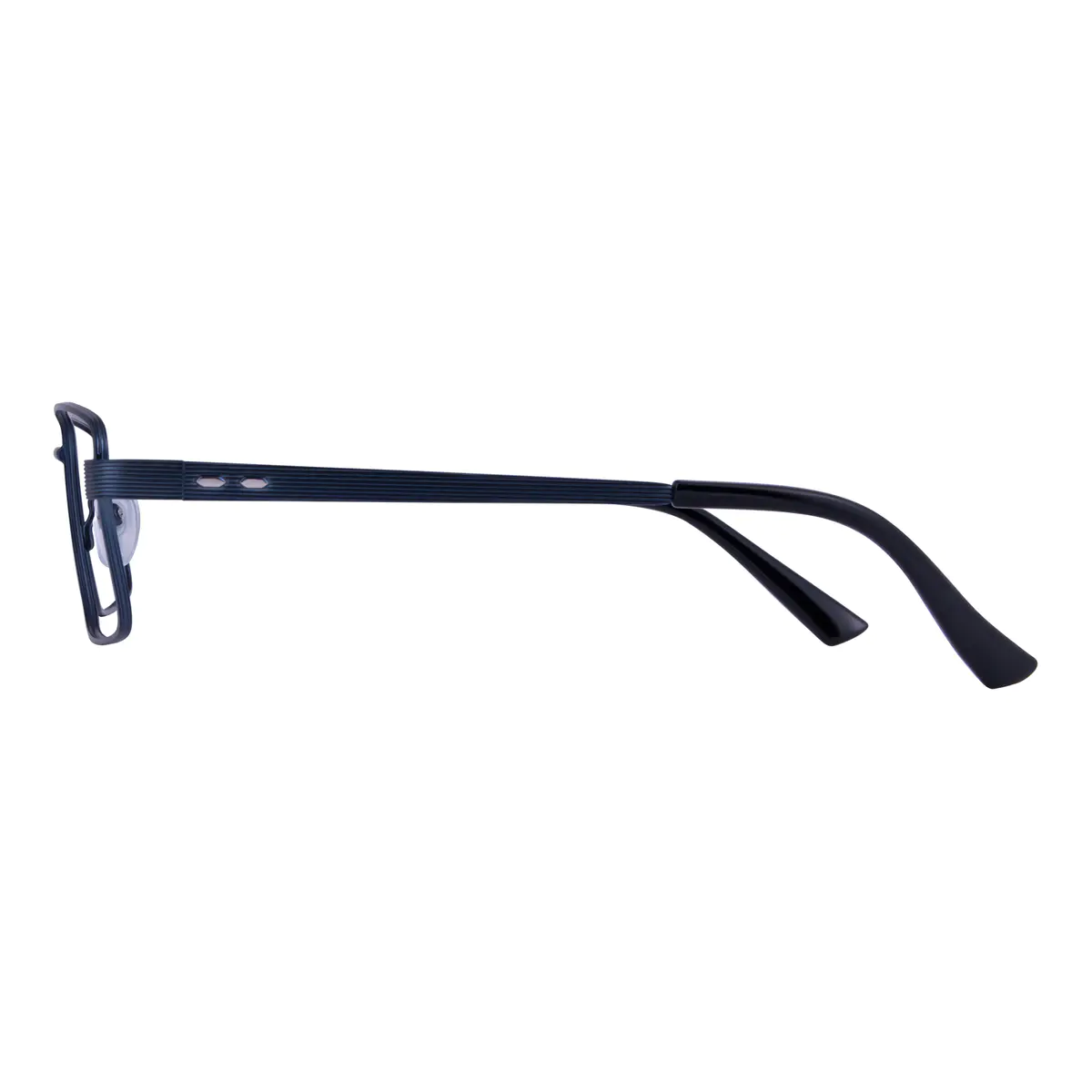Rectangle Blue Eyeglasses