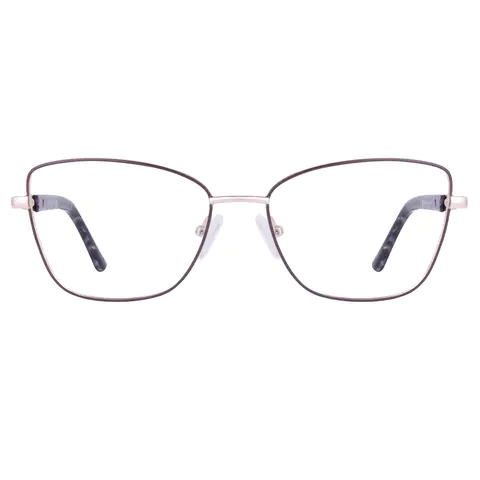 Square Gold Eyeglasses
