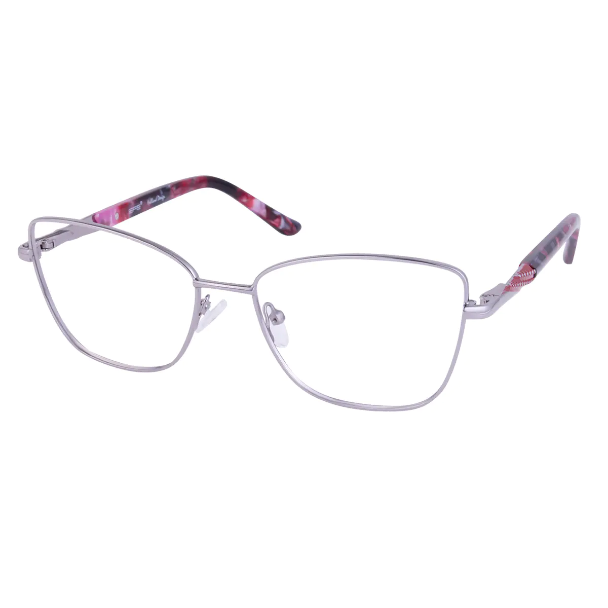 Square Silver Eyeglasses