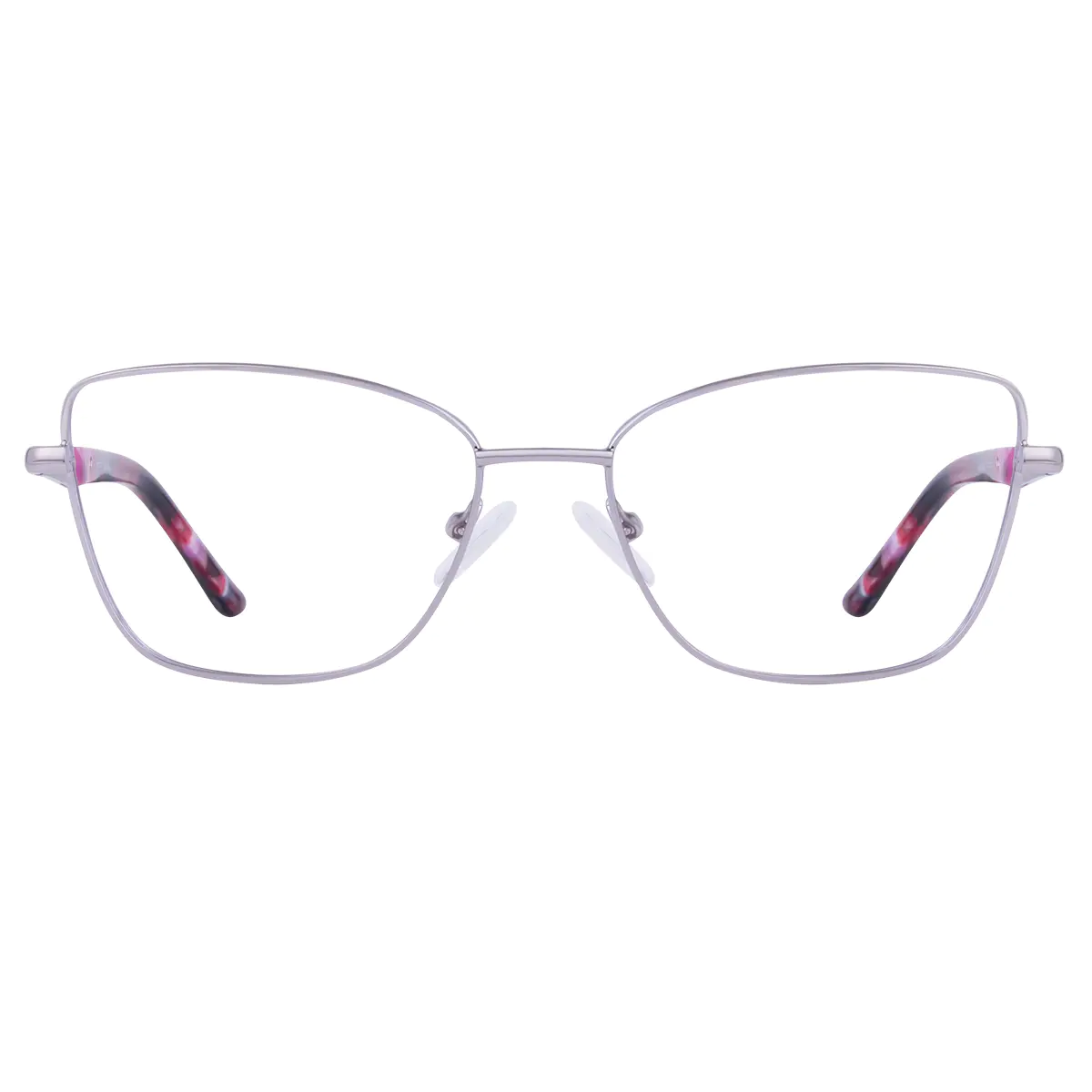Square Silver Eyeglasses
