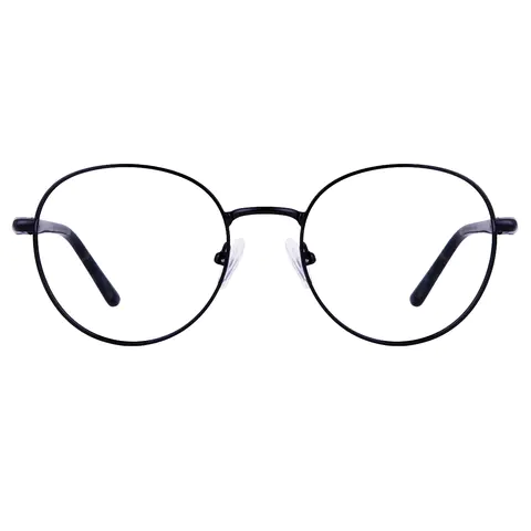 Round Black Eyeglasses