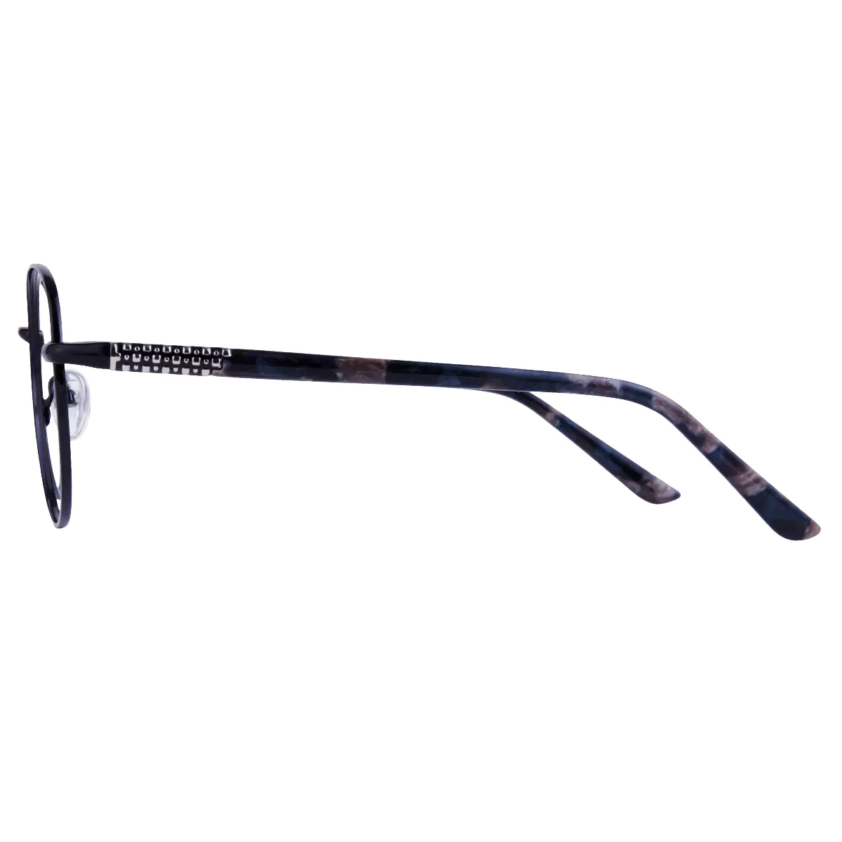 Round Black Eyeglasses