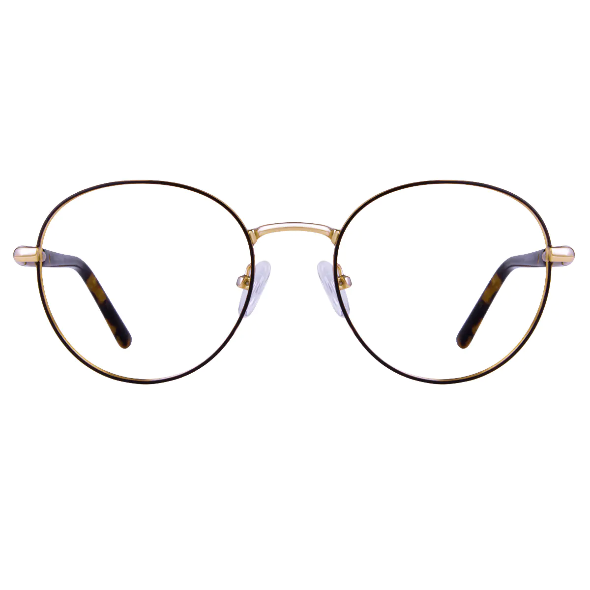 Round Gold Eyeglasses