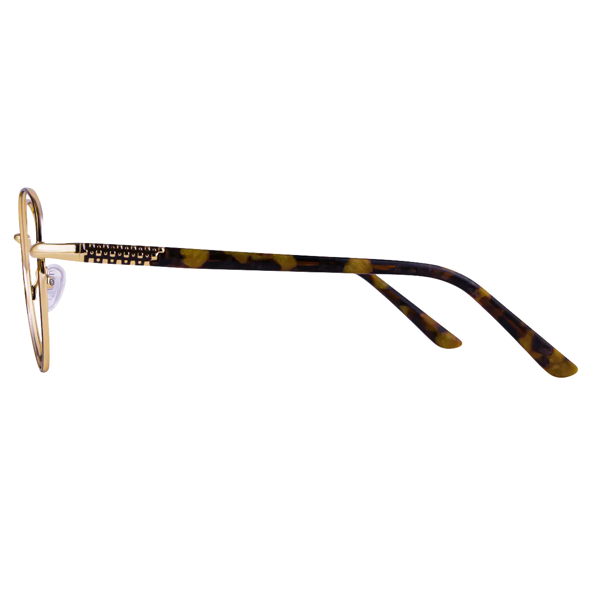 Round Gold Eyeglasses