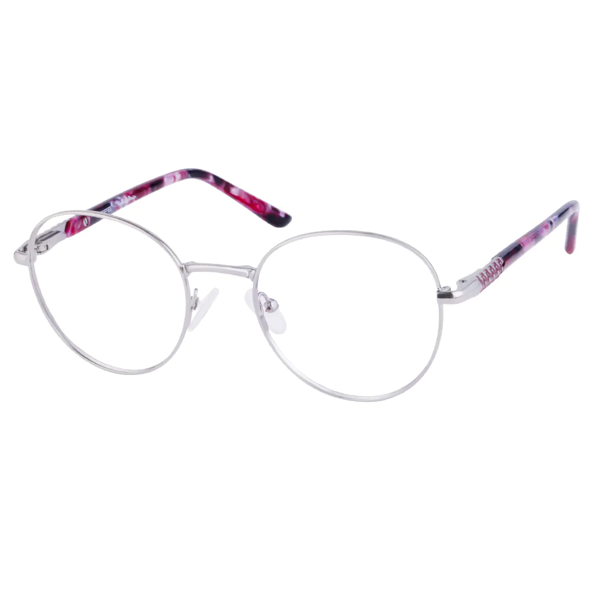 Round Silver Eyeglasses