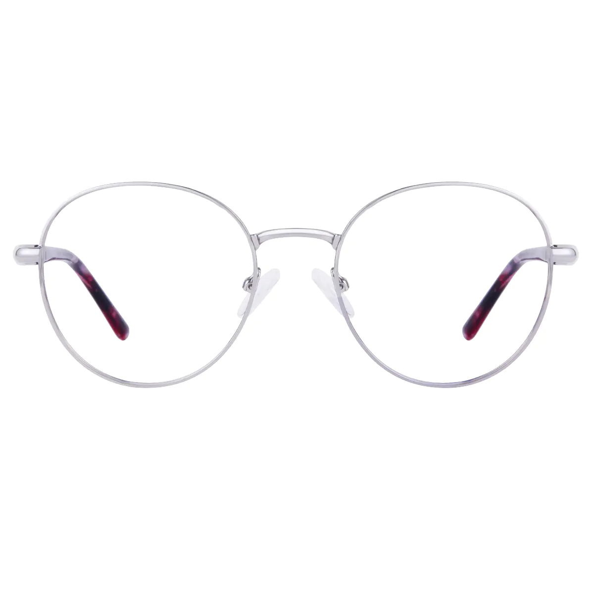 Round Silver Eyeglasses