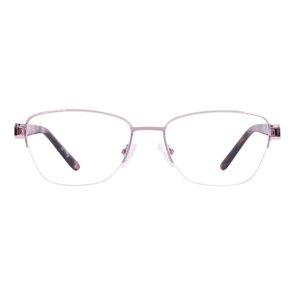 Square Pink Eyeglasses