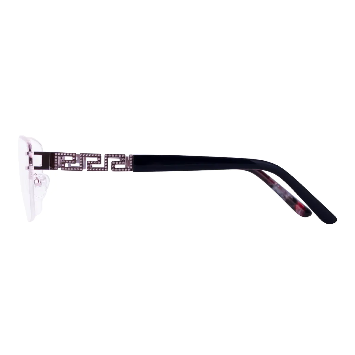Square Pink Eyeglasses
