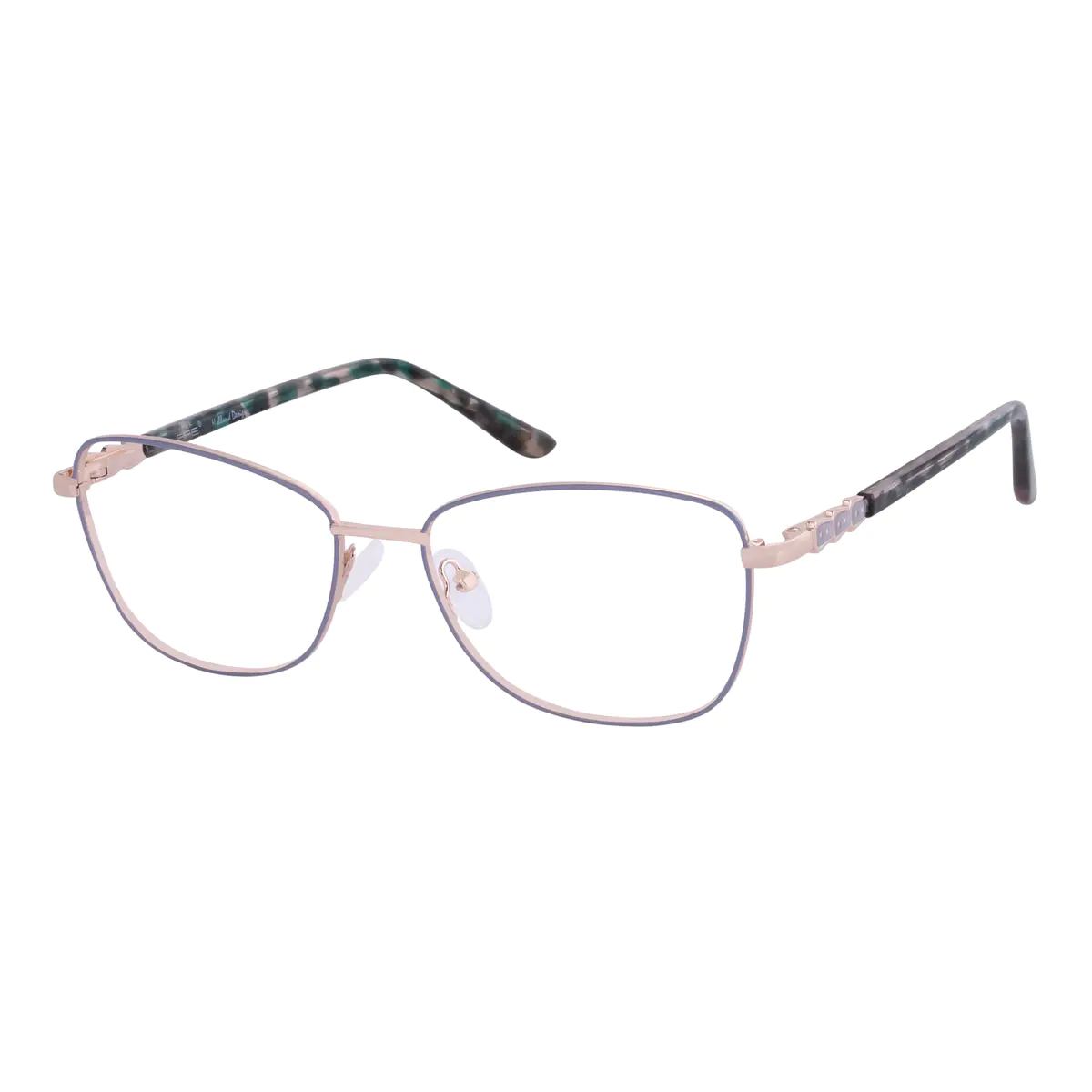 Square Gold Eyeglasses