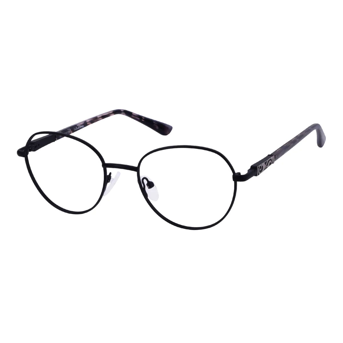 Round Black Eyeglasses
