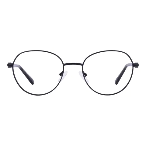 Round Black Eyeglasses