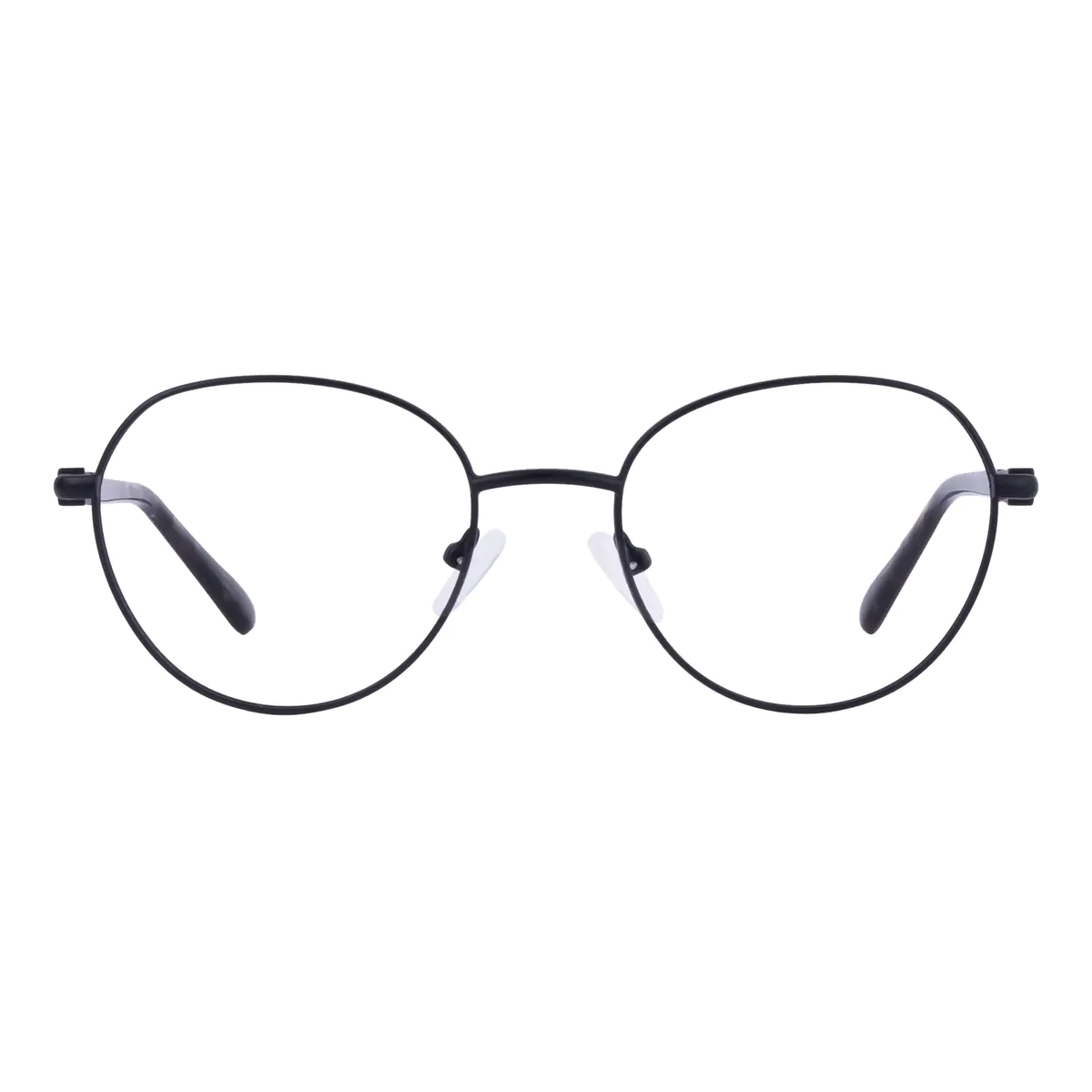 Round Black Eyeglasses