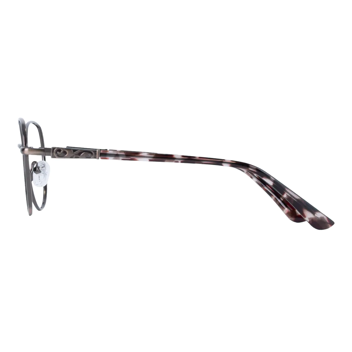 Round Brown Eyeglasses