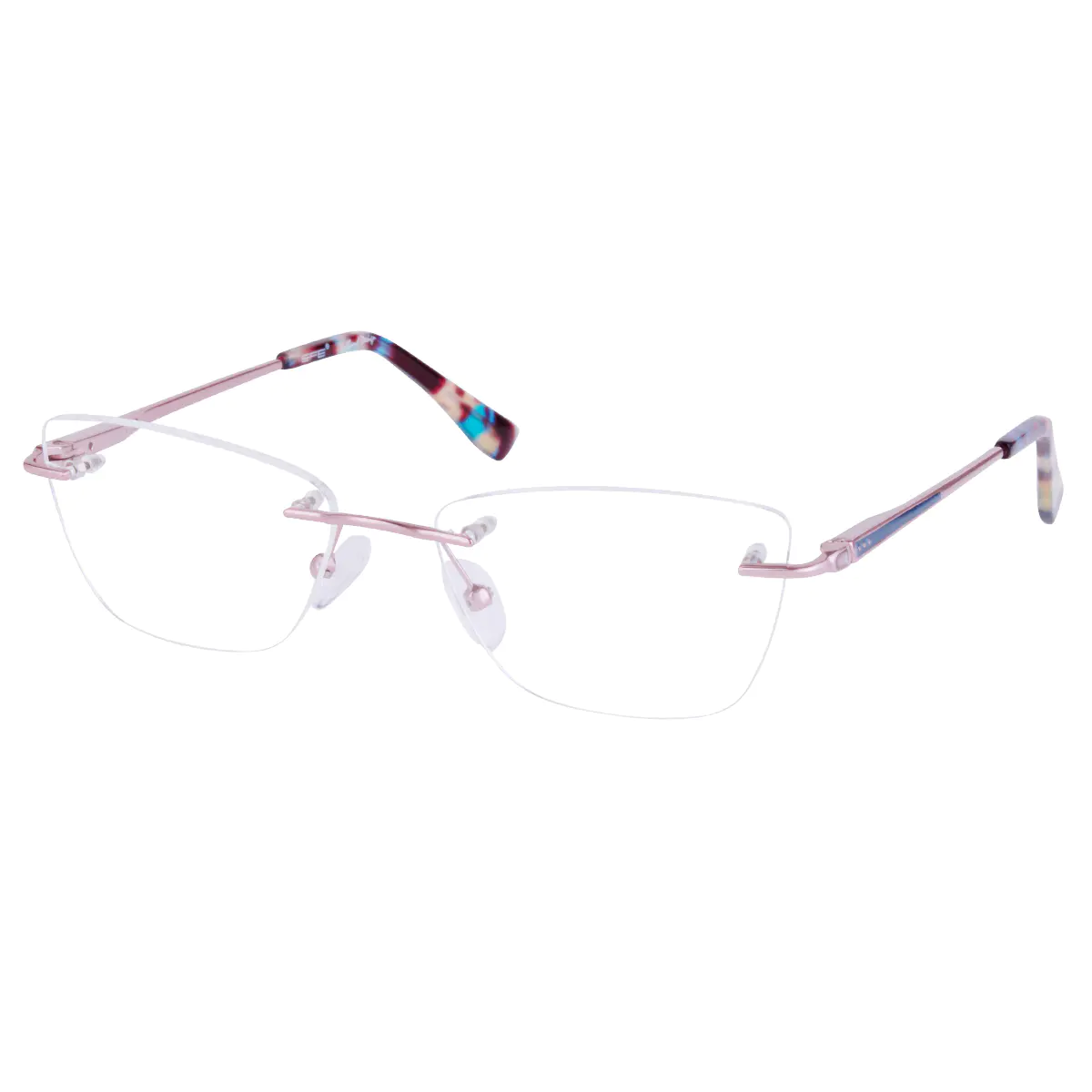 Square Rose Gold Eyeglasses