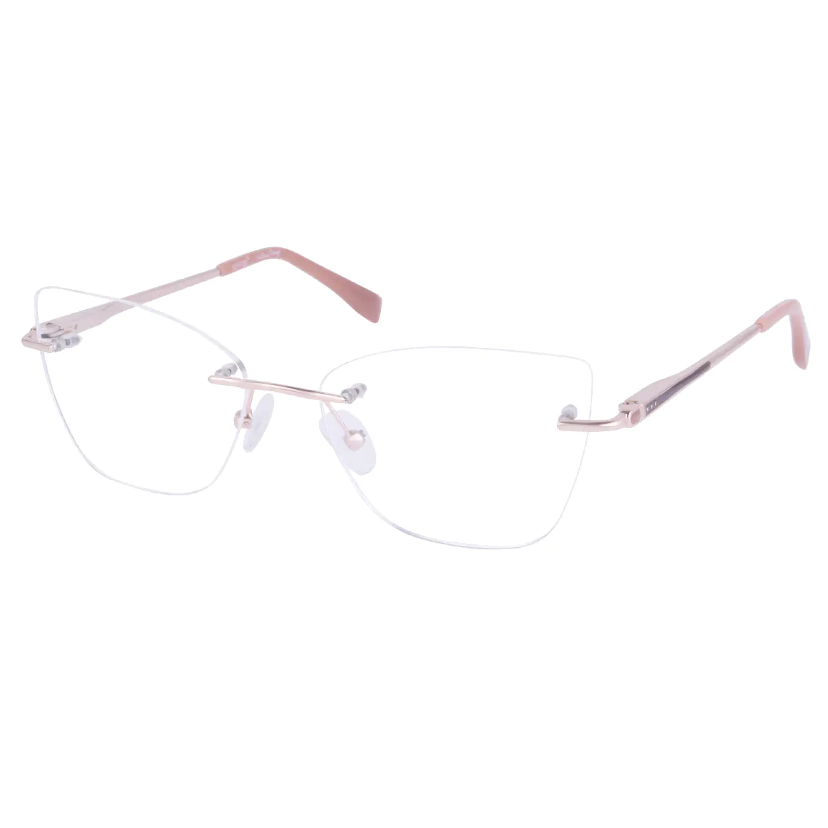 Square Gold Eyeglasses