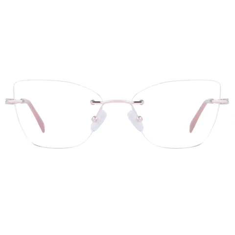 Square Gold Eyeglasses