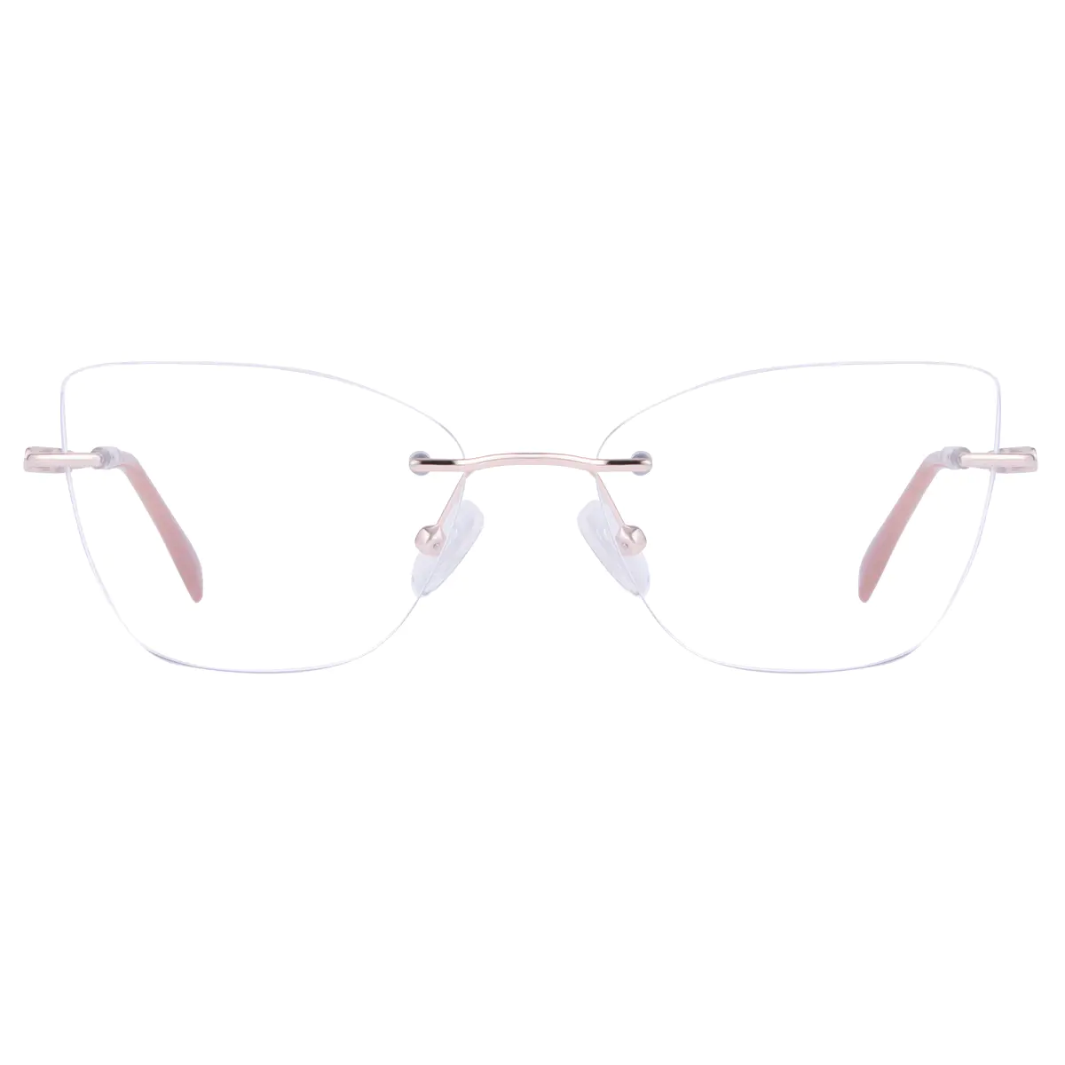 Square Gold Eyeglasses