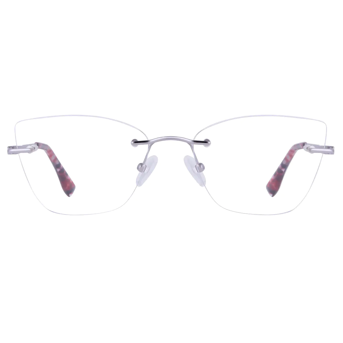 Square Silver Eyeglasses