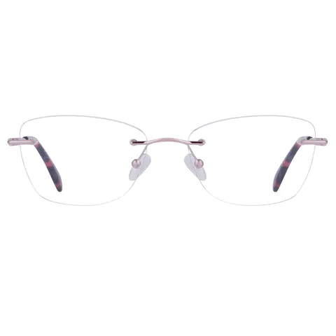 Square Rose Gold Eyeglasses