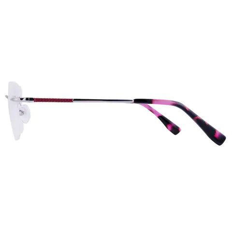 Square Silver Eyeglasses
