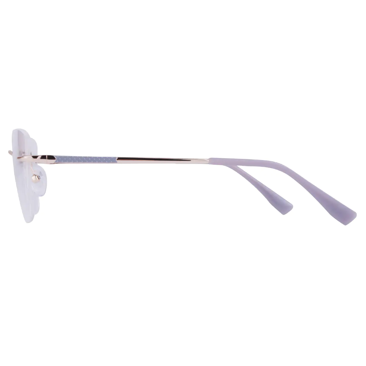Square Gold Eyeglasses