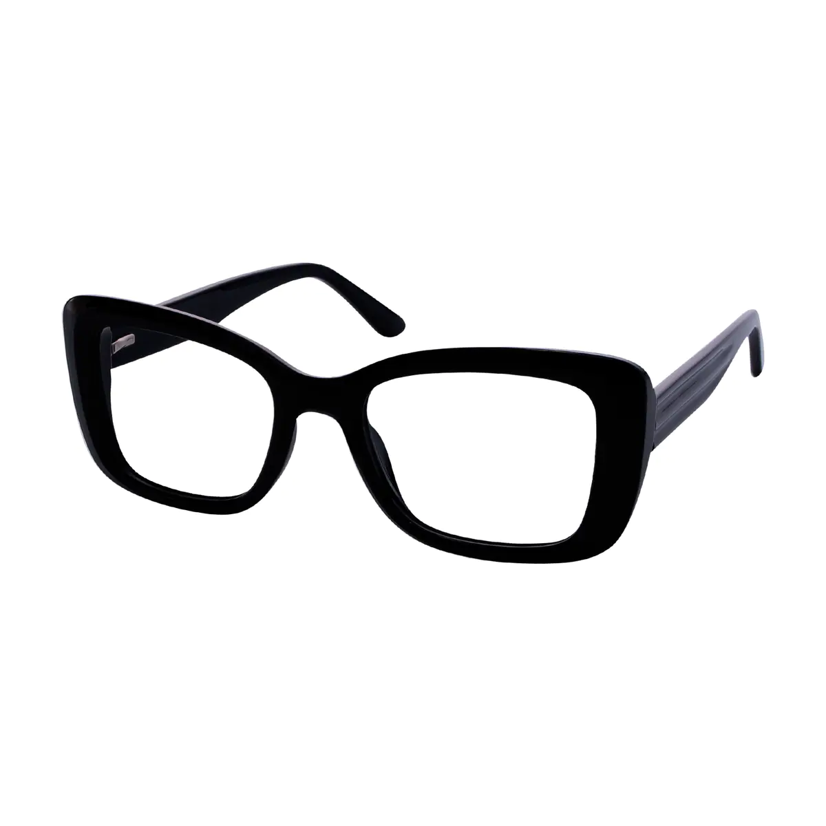 Rectangle Black Eyeglasses