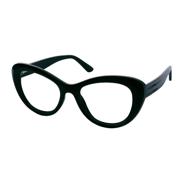 Cat-eye Black Eyeglasses