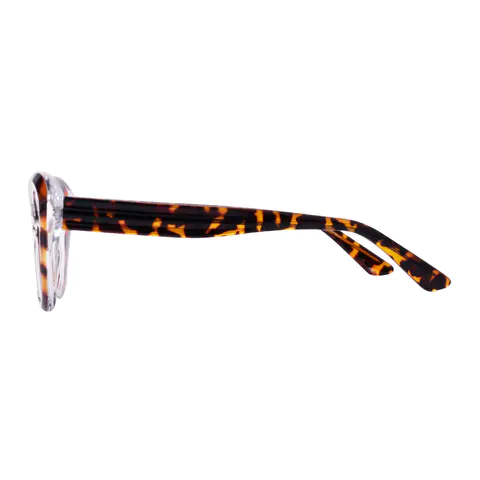 Cat-eye Tortoiseshell/Clear Eyeglasses