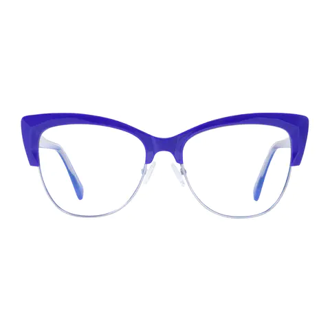 Cat-eye Blue Eyeglasses