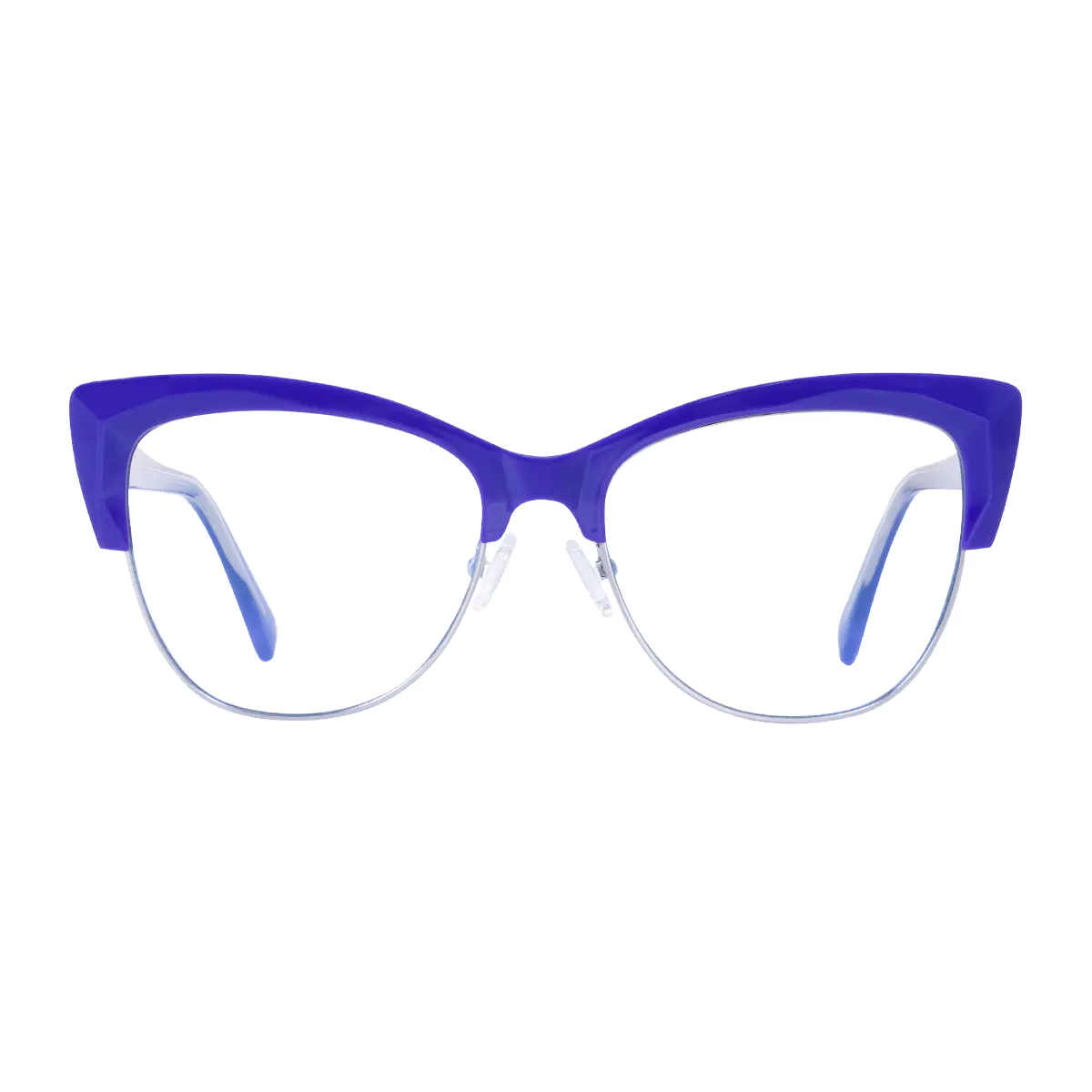 Cat-eye Blue Eyeglasses