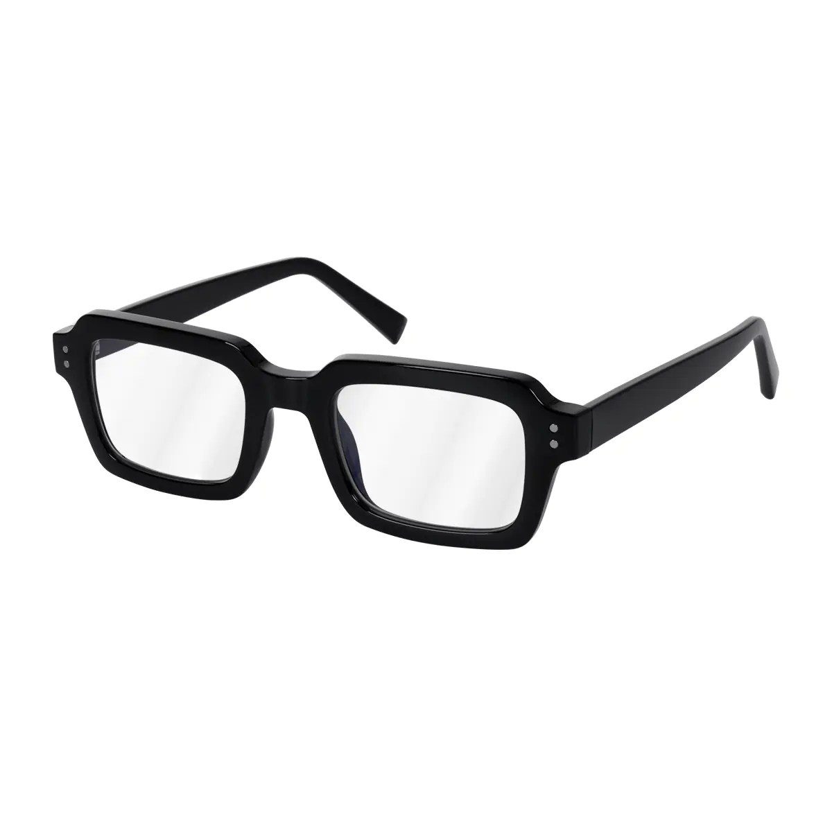 Rectangle Black Eyeglasses