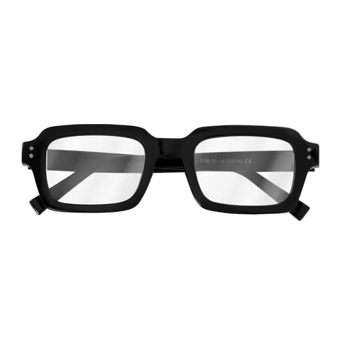 Rectangle Black Eyeglasses