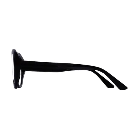 Round Black Eyeglasses
