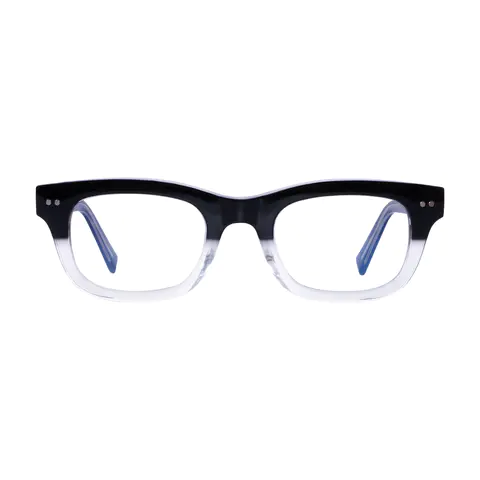 Rectangle Black/Clear Eyeglasses