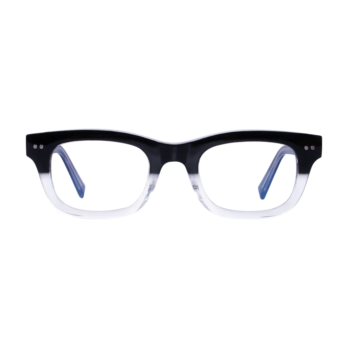 Rectangle Black/Clear Eyeglasses