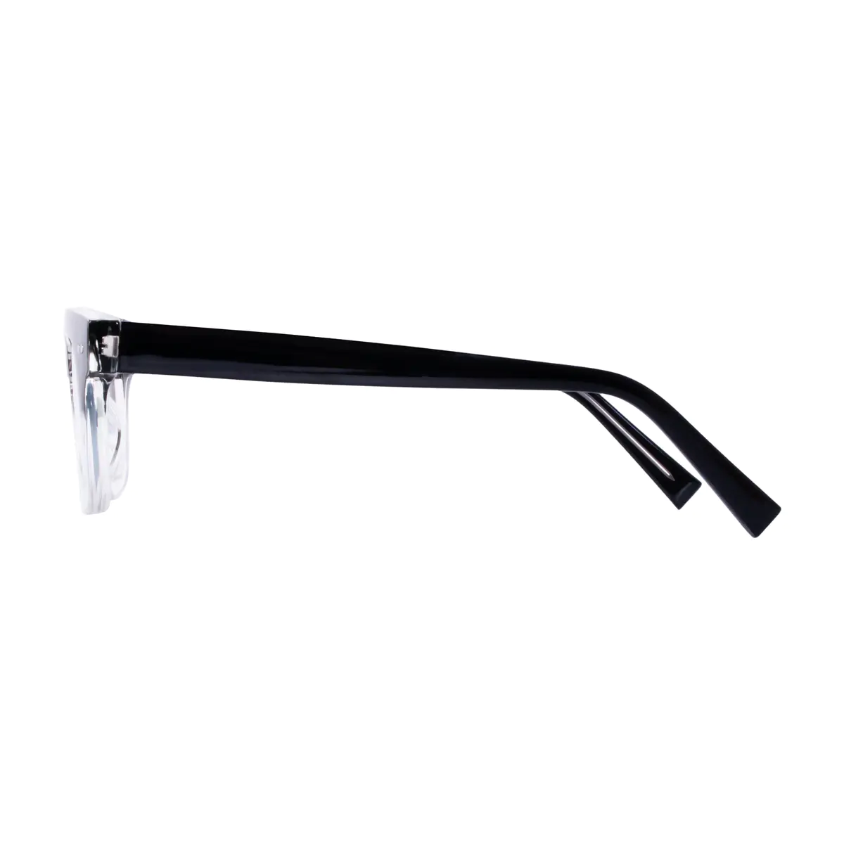 Rectangle Black/Clear Eyeglasses
