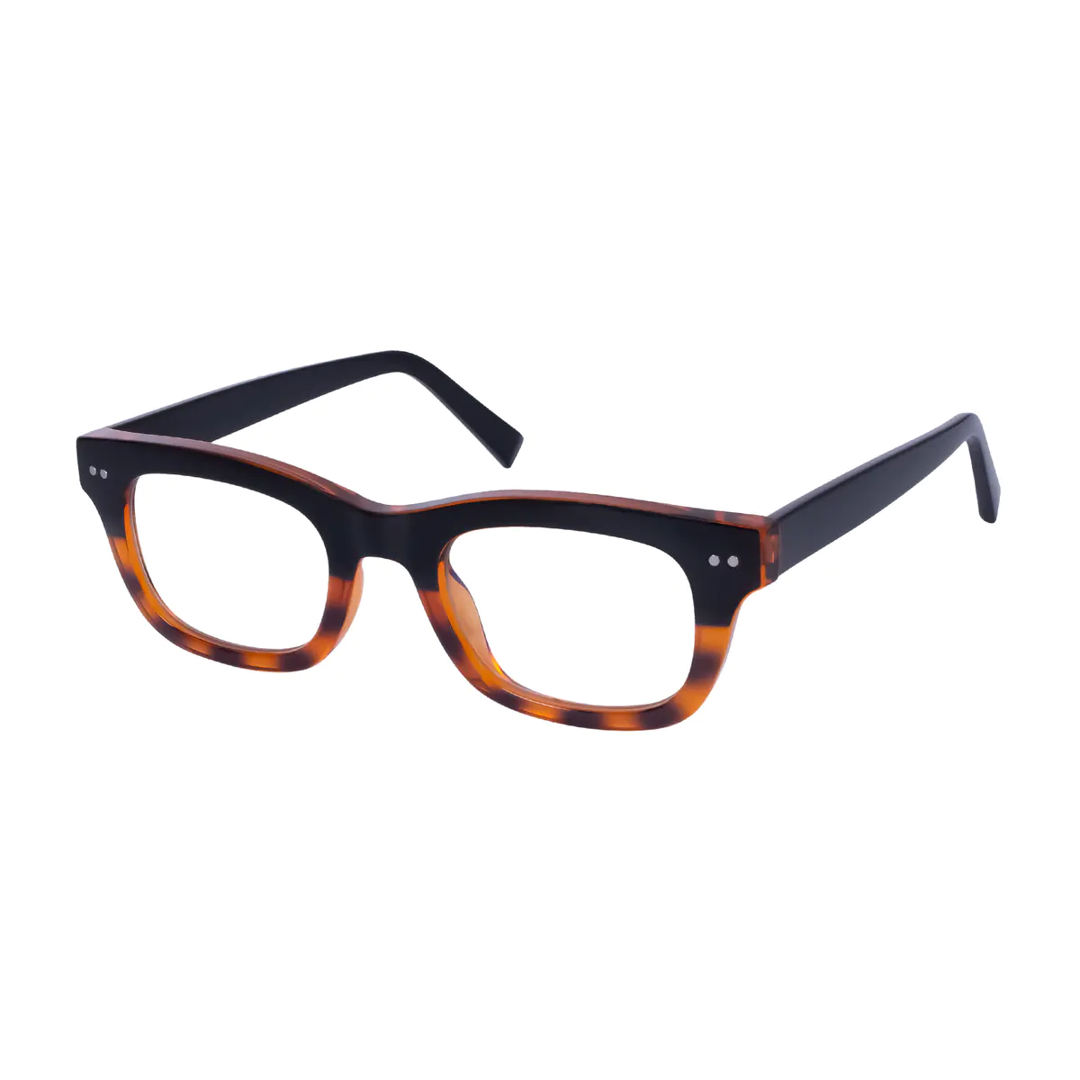 Rectangle Black/Tortoiseshell Eyeglasses