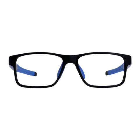 Rectangle Black/Blue Eyeglasses