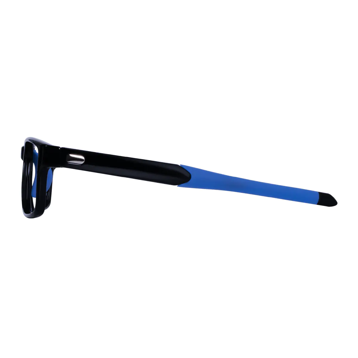Rectangle Black/Blue Eyeglasses