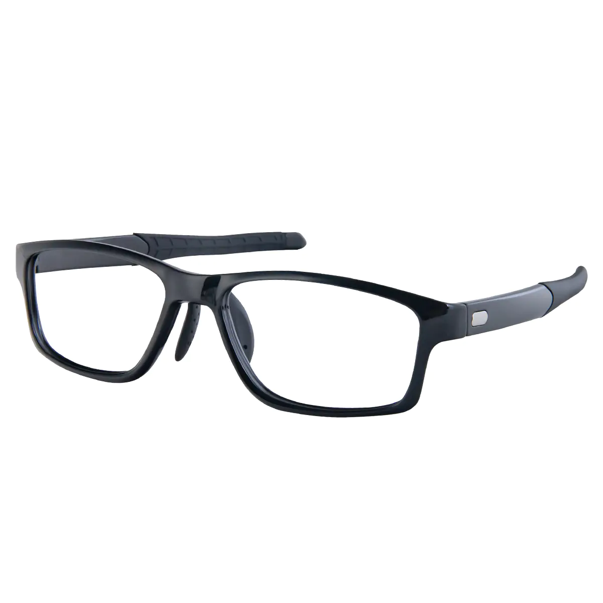 Rectangle Grey Eyeglasses