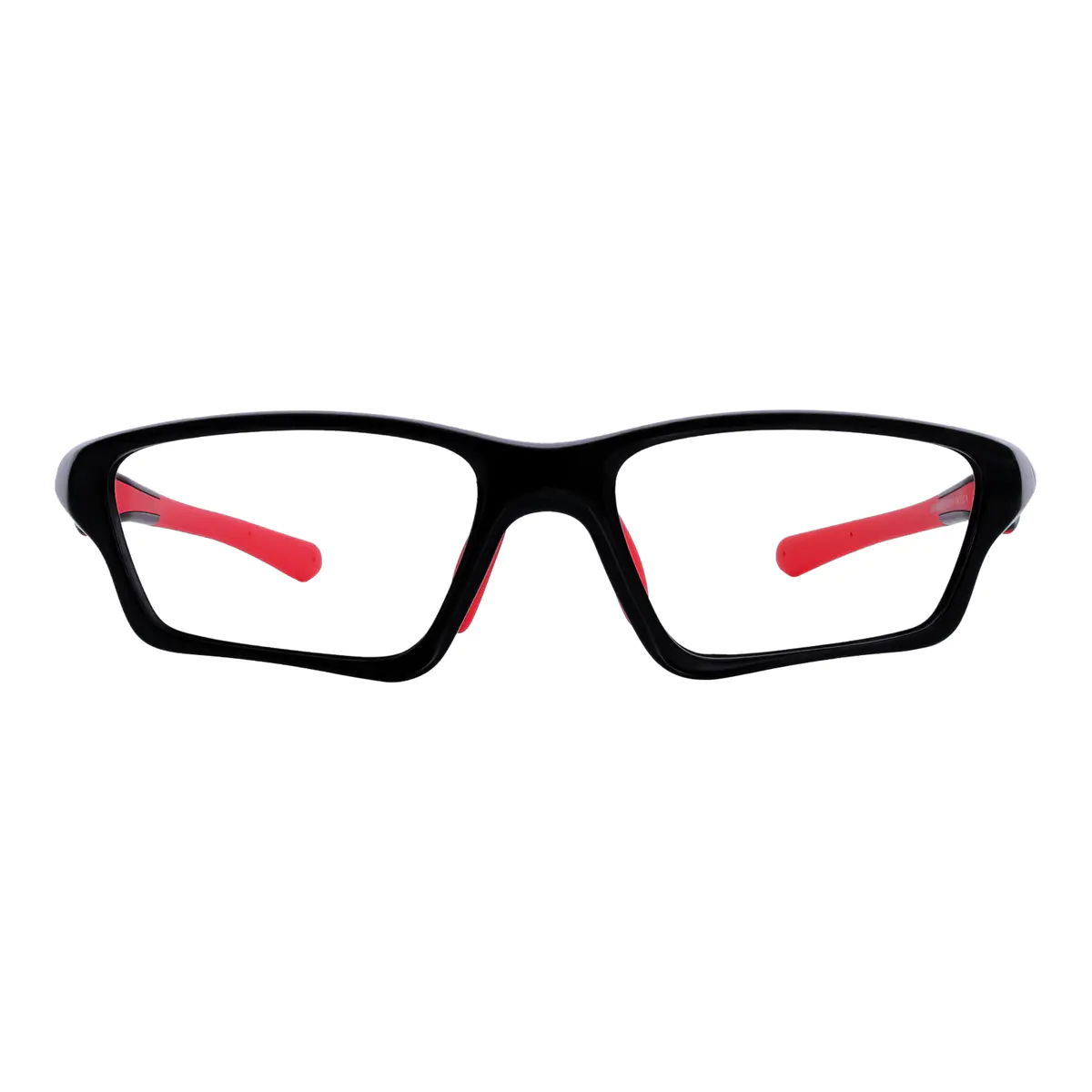 Rectangle Black/Red Eyeglasses