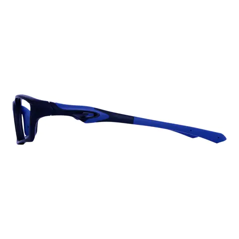 Rectangle Black/Blue Eyeglasses