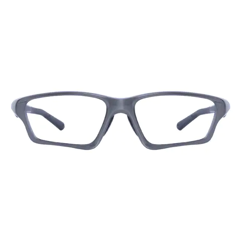 Rectangle Grey Eyeglasses