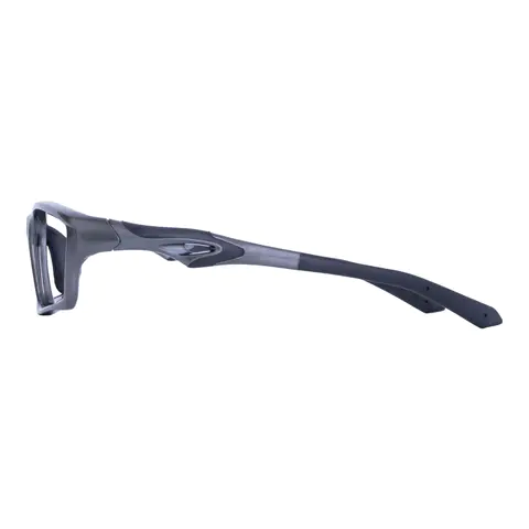 Rectangle Grey Eyeglasses