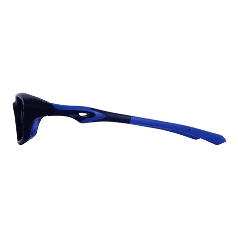 Rectangle Black/Blue Eyeglasses