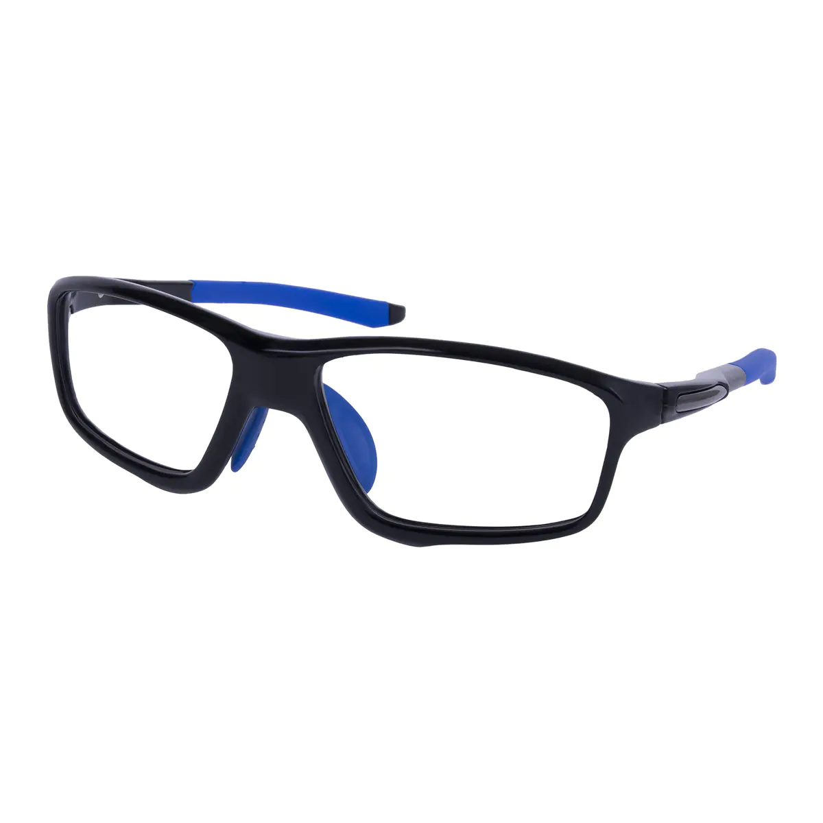 Rectangle Black/Blue Eyeglasses