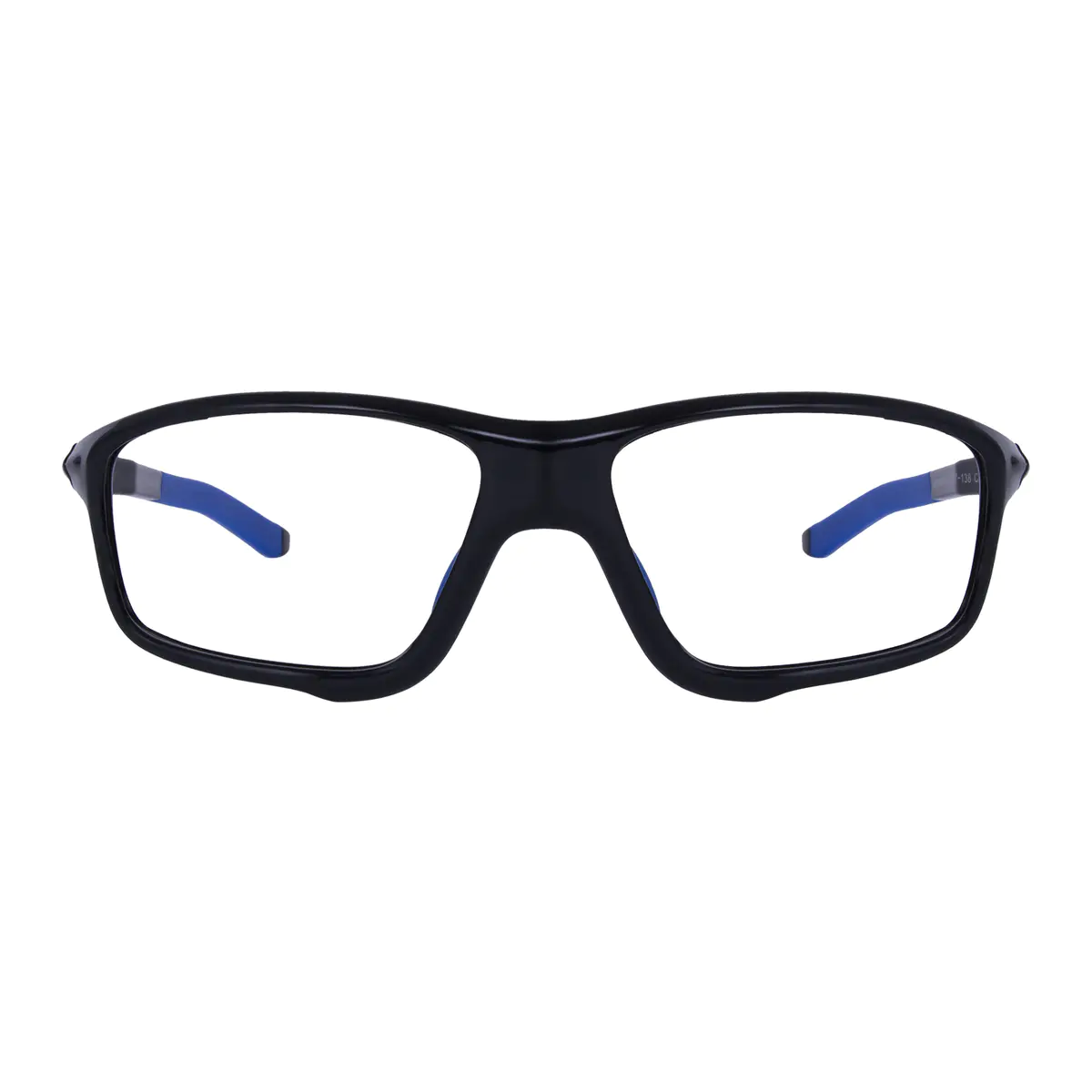 Rectangle Black/Blue Eyeglasses