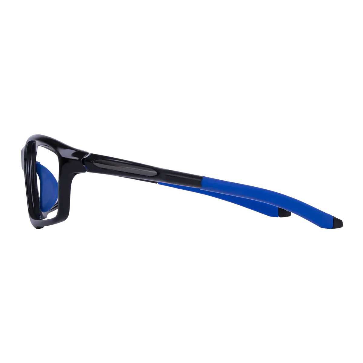 Rectangle Black/Blue Eyeglasses